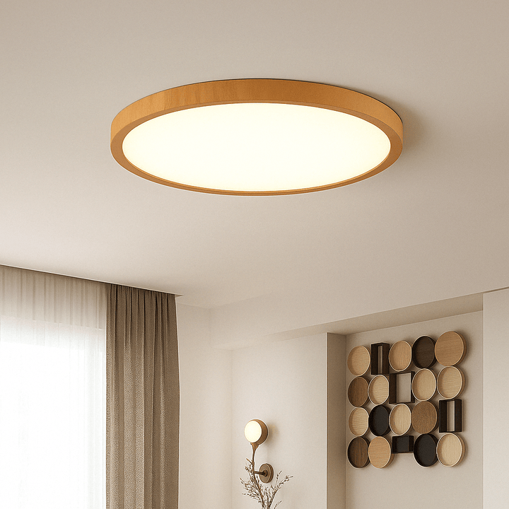 Skanto | LED Taklampe | Ultrathin Trestruktur Design, Støvtett & Dimbar for Moderne Interiører
