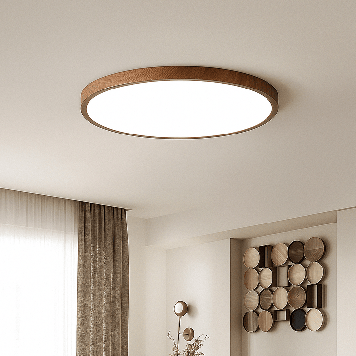 Skanto | LED Taklampe | Ultrathin Trestruktur Design, Støvtett & Dimbar for Moderne Interiører