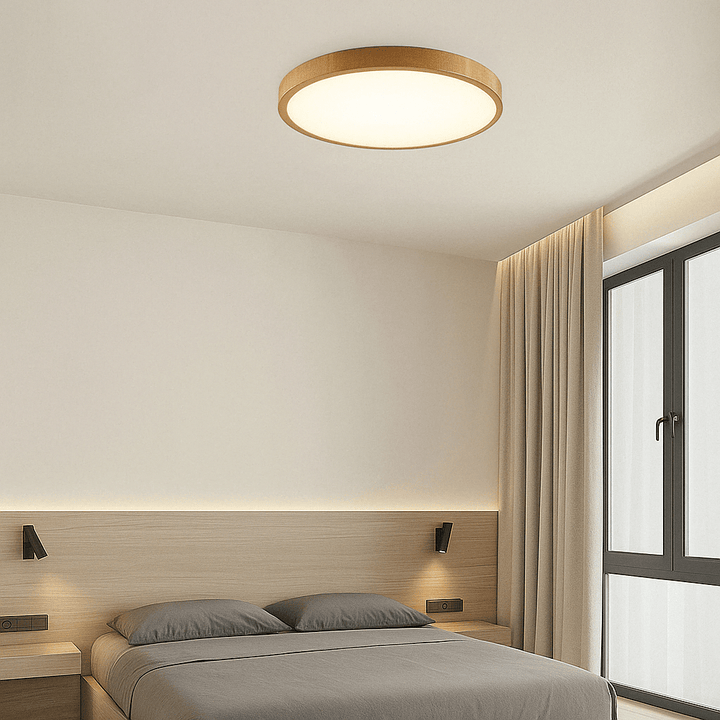 Skanto | LED Taklampe | Ultrathin Trestruktur Design, Støvtett & Dimbar for Moderne Interiører