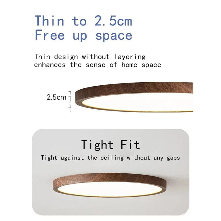 Skanto | LED Taklampe | Ultrathin Trestruktur Design, Støvtett & Dimbar for Moderne Interiører