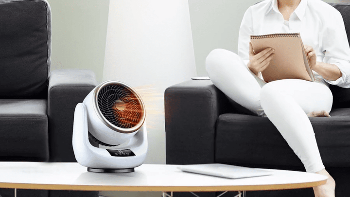 Bærbar still Silent Air Circulation Fan – Ultra Quiet med fjernkontroll | Skanto