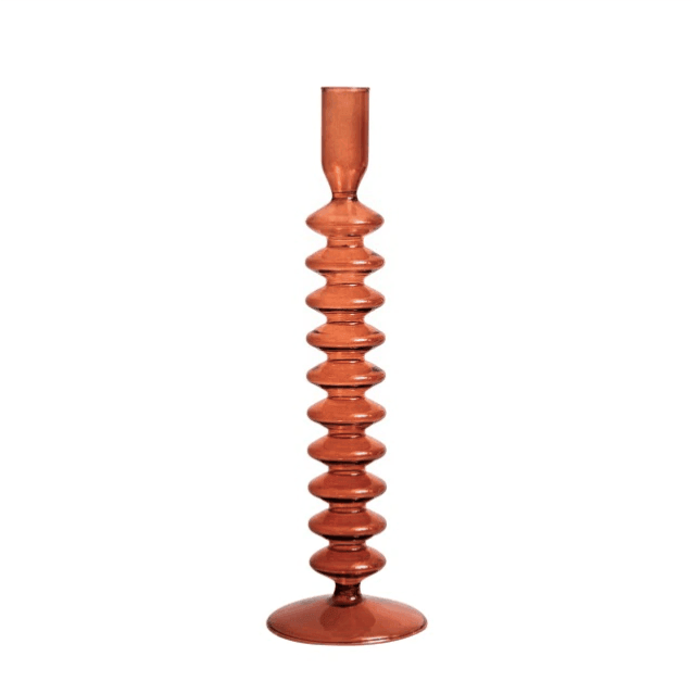 Skanto | Vintage-Glass-Lysestake Candle Holder