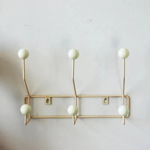Vintage Møbelkroker metallsett - Klassisk garderobe til Kåper og Tilbehør