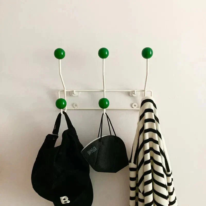 Vintage Møbelkroker metallsett - Klassisk garderobe til Kåper og Tilbehør