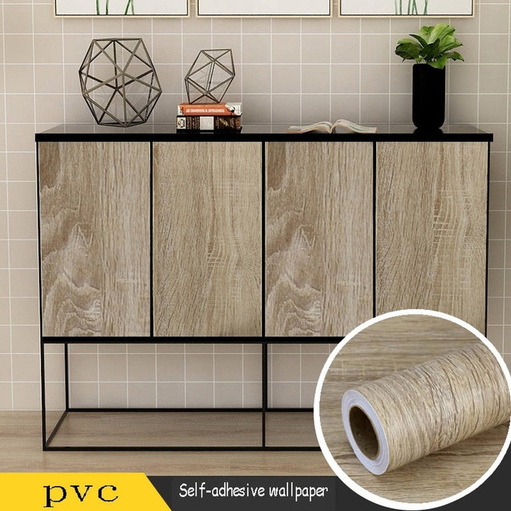 Vinyl Treverksdekor Klistremerker Garderobeskap Bord Møbelrenovering | Skanto