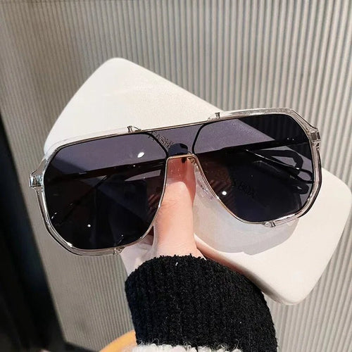 VOGUEVIEW SHADES – Übergroße quadratische Sonnenbrille med UV400- og photochromen Gläsern