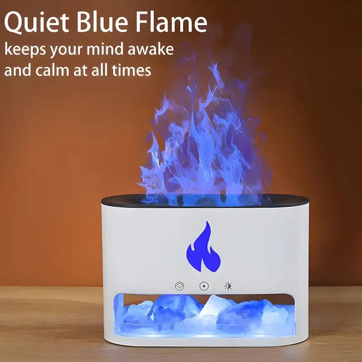Vulkan Air Luftfukter & aroma diffuser 240 ml med krystall salt | Skanto