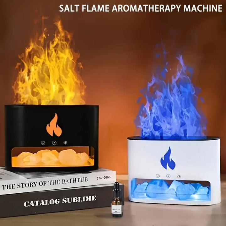 Vulkan Air Luftfukter & aroma diffuser 240 ml med krystall salt | Skanto