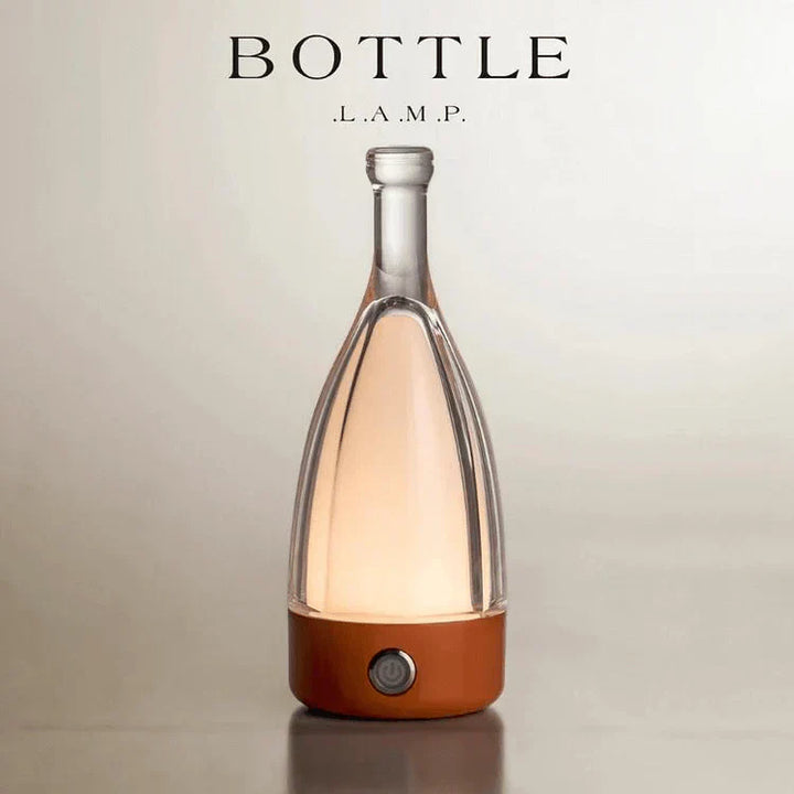 Skanto | CorkGlow - Vinflaske Bordlampe