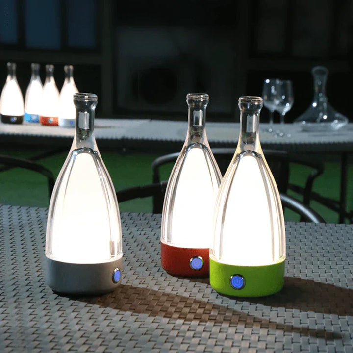 Skanto | CorkGlow - Vinflaske Bordlampe