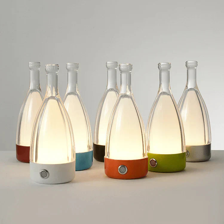 Skanto | CorkGlow - Vinflaske Bordlampe