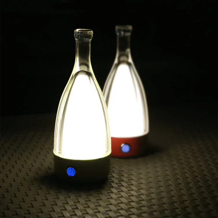 Skanto | CorkGlow - Vinflaske Bordlampe