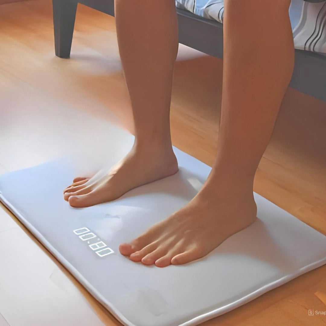 Fussmatte med smartvekker