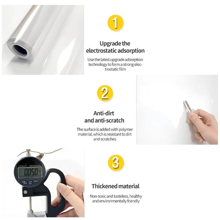 Skanto | WALLSHIELD FILM – Transparent veggbeskyttelsesfilm med elektrostatisk adhesjon