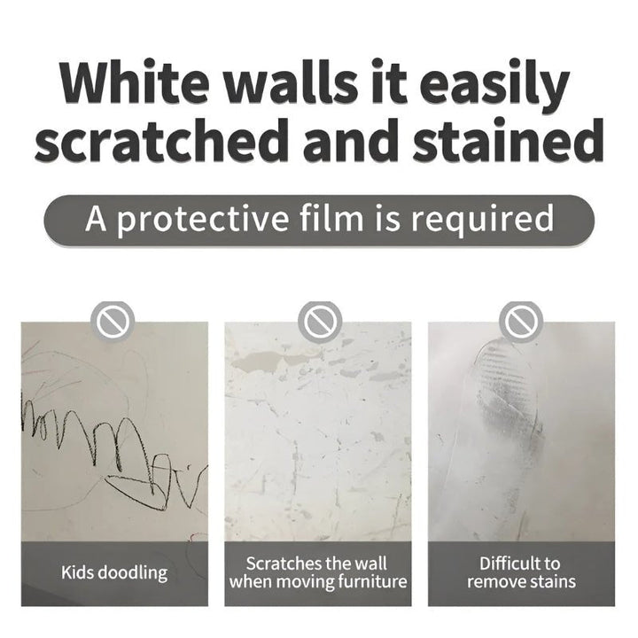 Skanto | WALLSHIELD FILM – Transparent veggbeskyttelsesfilm med elektrostatisk adhesjon