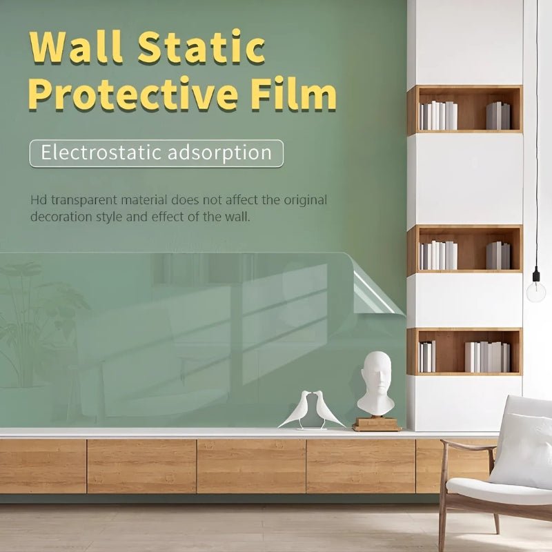 Skanto | WALLSHIELD FILM – Transparent veggbeskyttelsesfilm med elektrostatisk adhesjon