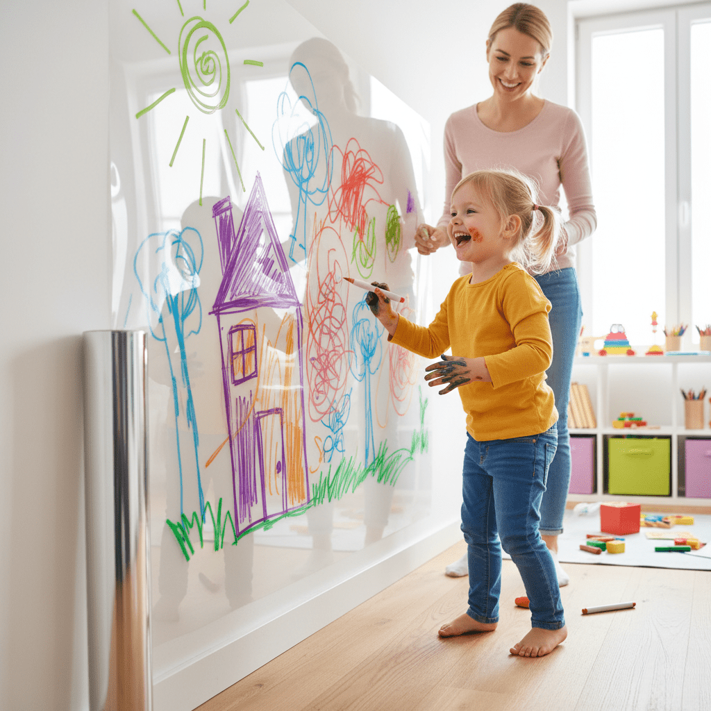 Skanto | WALLSHIELD FILM – Transparent veggbeskyttelsesfilm med elektrostatisk adhesjon