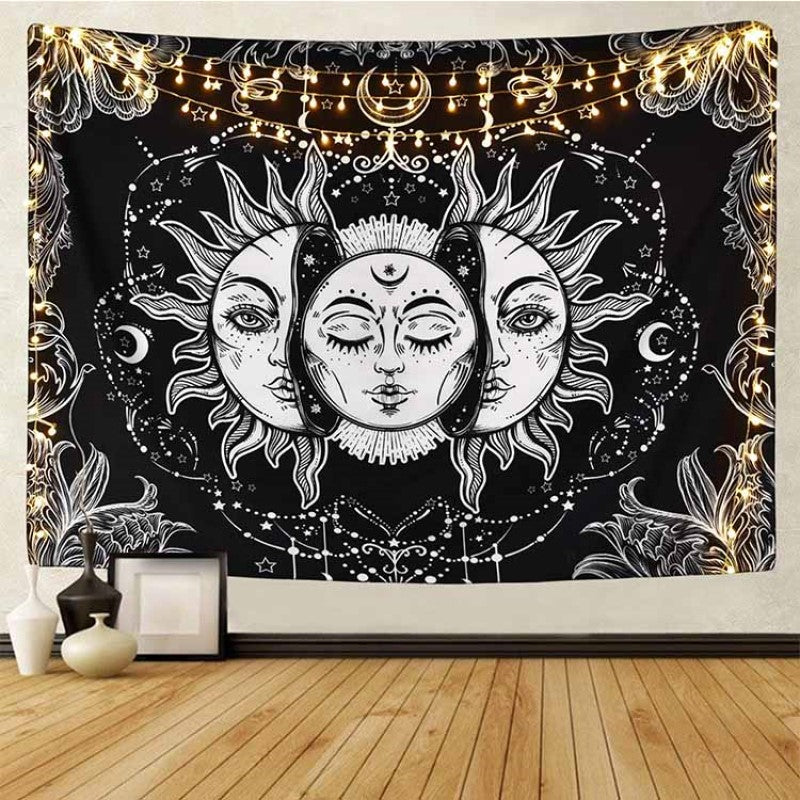 Uali Tapestry - Spirituell Veggdekor for Atmosfære Skanto
