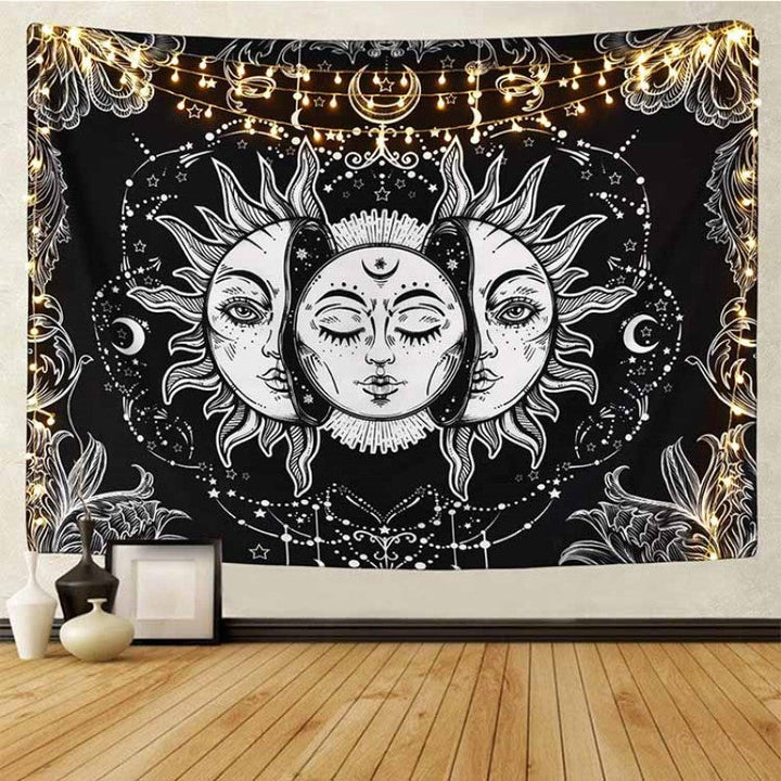 Uali Tapestry - Spirituell Veggdekor for Atmosfære Skanto