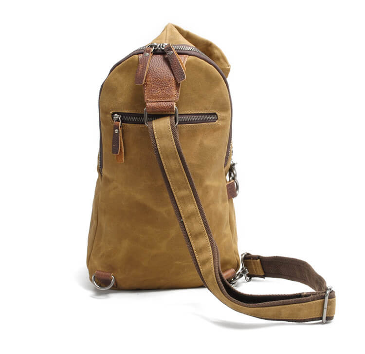 Vanntett lerrets crossover bag med tyverisikre lommer – MultiWear | Skanto