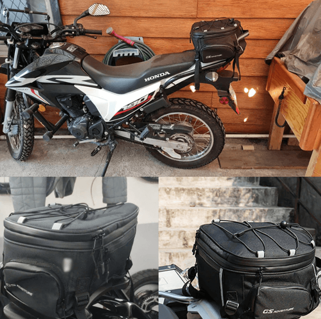 Vanntett motorsykkelutstyr bag med flere rom | Skanto