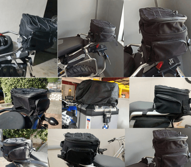 Vanntett motorsykkelutstyr bag med flere rom | Skanto