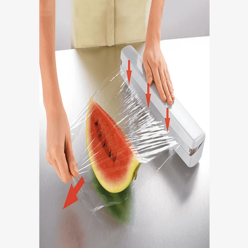 Skanto | Matemballasje dispenser – Plast, folie, bakepapir, plastfolie kutter