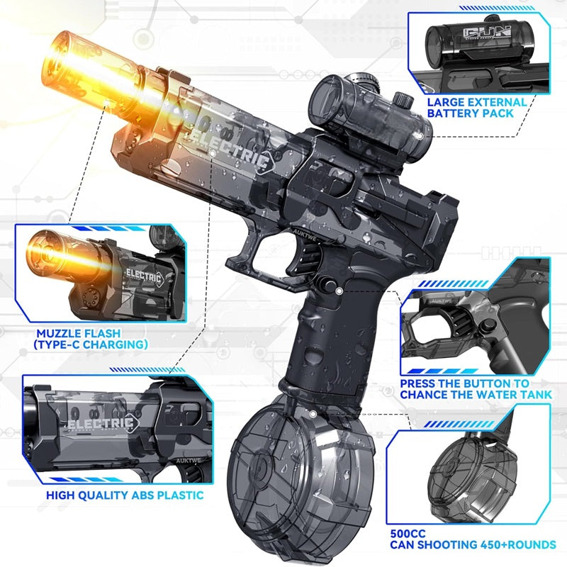 Skanto | PowerBlast Elektrisk Vannpistol med Immersive LED Lys