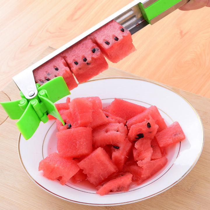 Vannmelon Cutter Rustfritt Stål Vindmølle Design Kutte Kjøkken Gadgets | Skanto