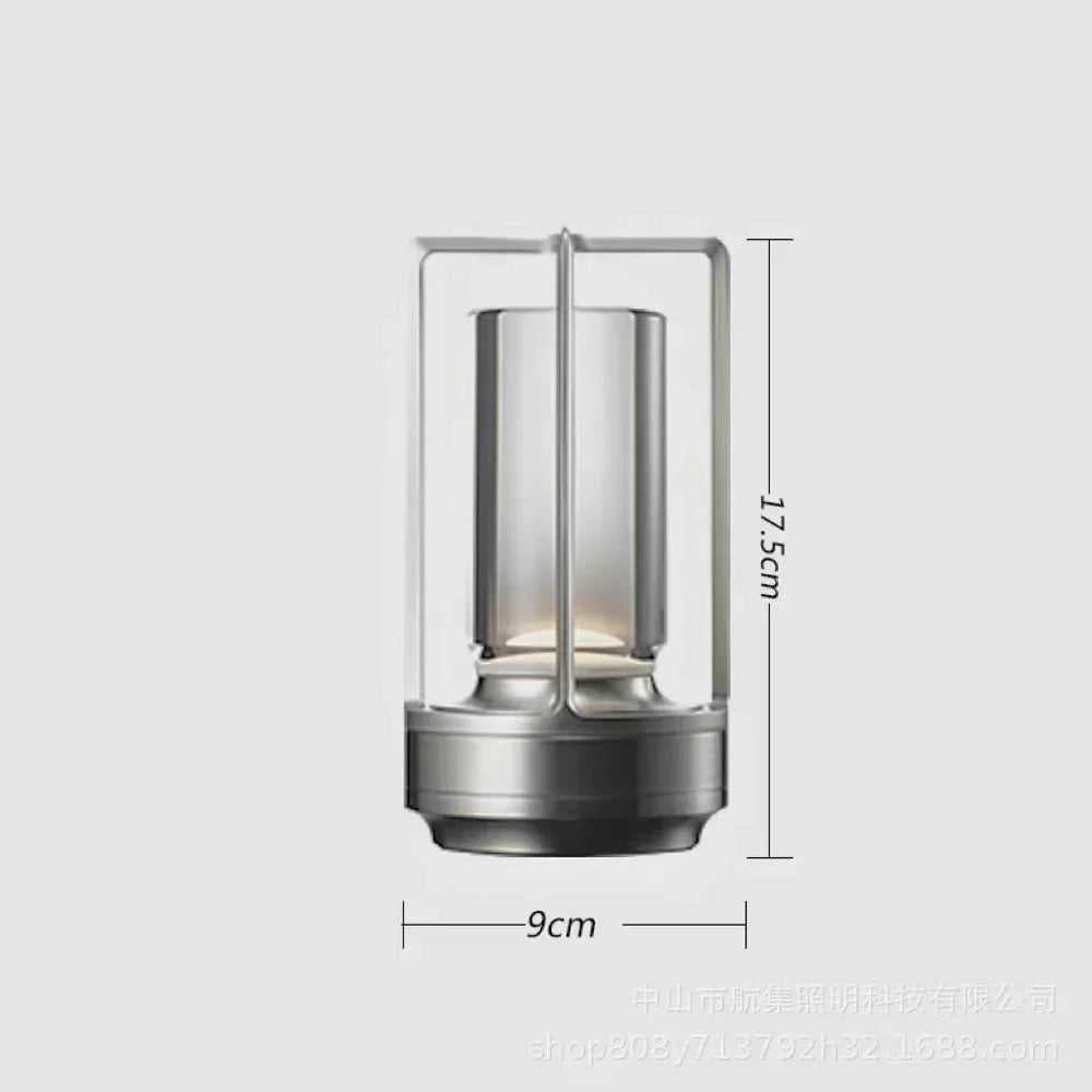 Skanto | Vanntett og Bærbar Krystall Bordlampe - AuroraGlow
