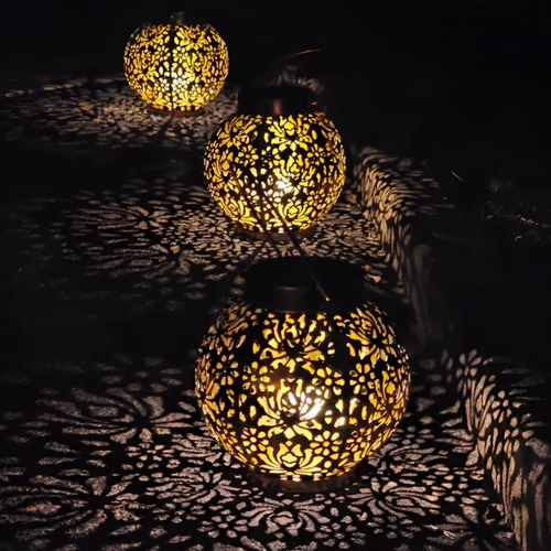 Skanto | Vanntett LED Solhagehengende Lampe - RadiantGlow