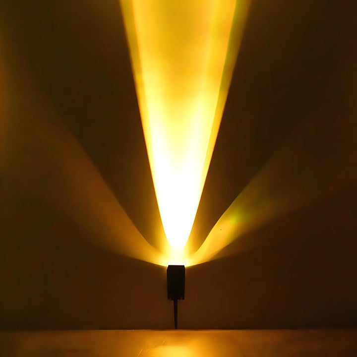 Skanto | Vanntett solenergi LED multi-zoom spotlight | Justerbar zoom. Miljøvennlig og ideell for hage- og utendørs landskapsbelysning