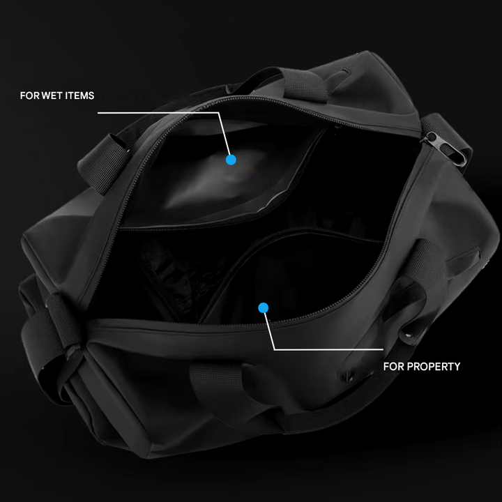 Skanto | Vanntett Sportsbag med Sko-rom - FlexBag Pro