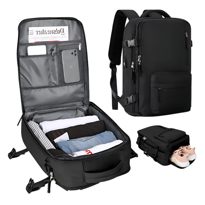 Vanntett reise-ryggsekk med USB