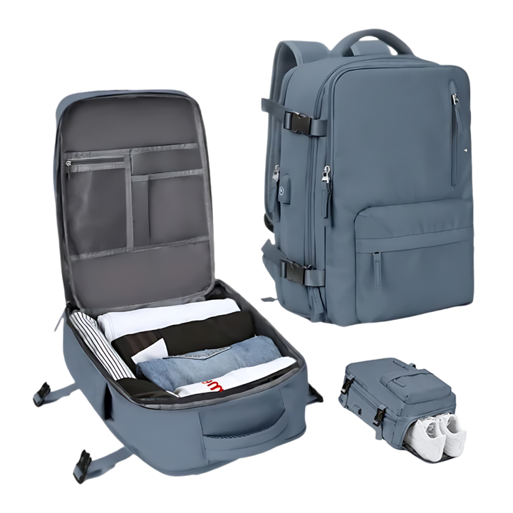 Vanntett reise-ryggsekk med USB