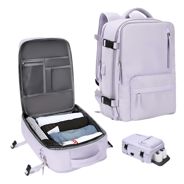 Vanntett reise-ryggsekk med USB