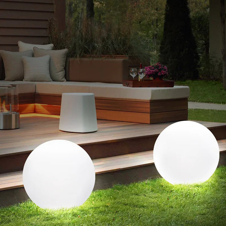 Skanto | Vanntette Sol-Ikke-Ball Lamper – RGB LED Belysning for Utendørs