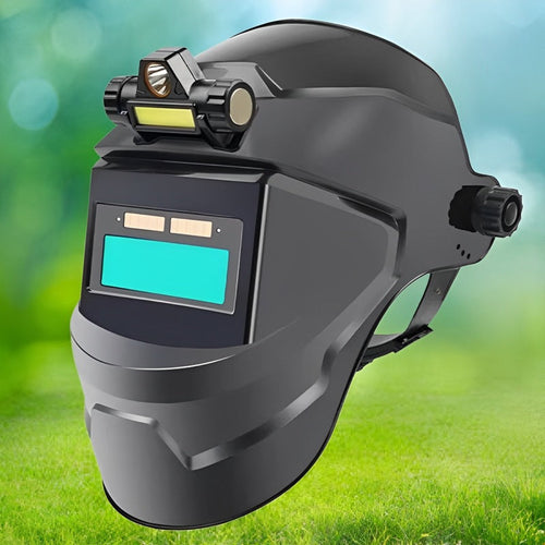 Skanto | Auto Mørklegging Sveise Maske med Hodelykt