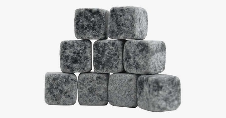 Skanto | Pakke med 9 Isstein for Ånd – Nyt Drikkene Dine 'On The Rocks'!