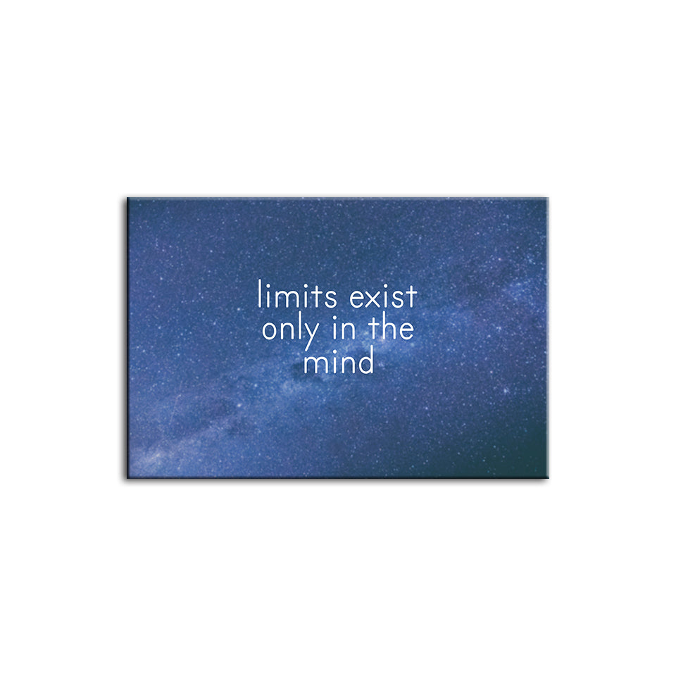 Galaxy Motivation - Lerret Veggkunst Maleri