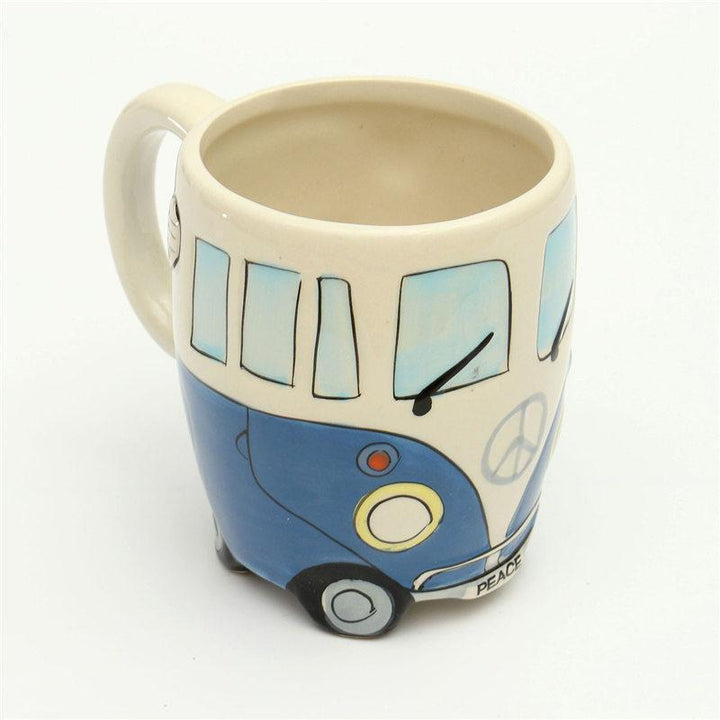 GroovyCup Camperbus-Becher – Retro-Keramik-Kaffeebecher 330 ml