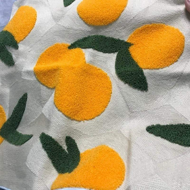 Skanto | Oransje Brodert Dekorativ Pute