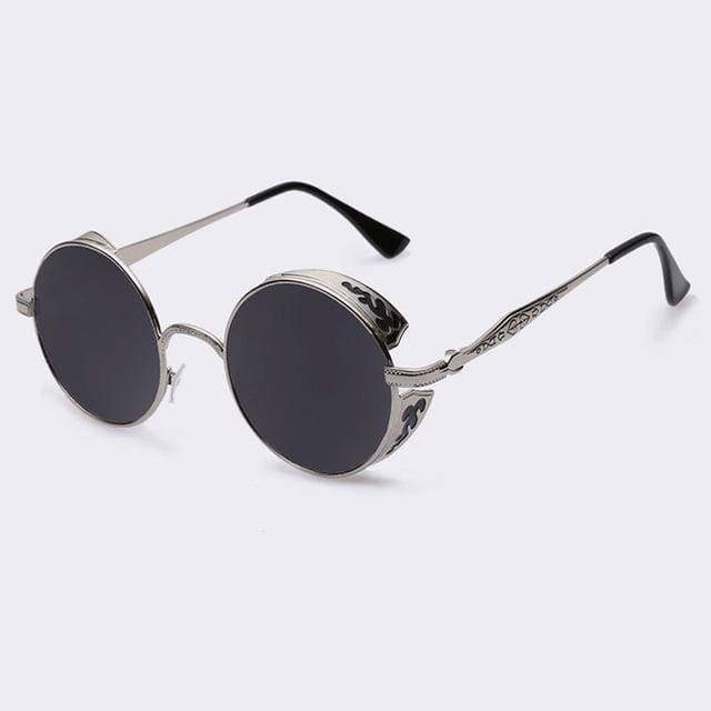 Skanto | Steampunk Vintage Runde Solbriller Limited Edition
