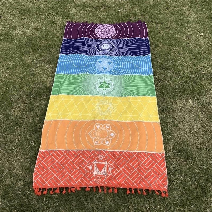 Skanto | 7 Chakra Regnbue Yoga Matte