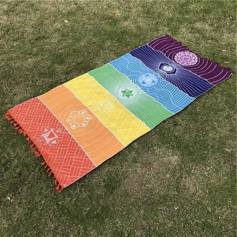 Skanto | 7 Chakra Regnbue Yoga Matte