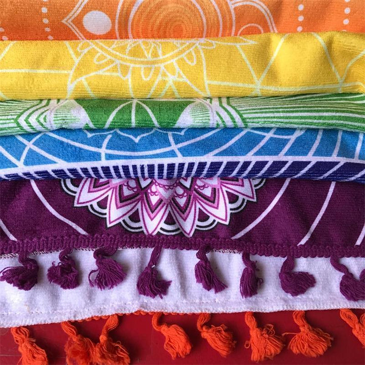 Skanto | 7 Chakra Regnbue Yoga Matte