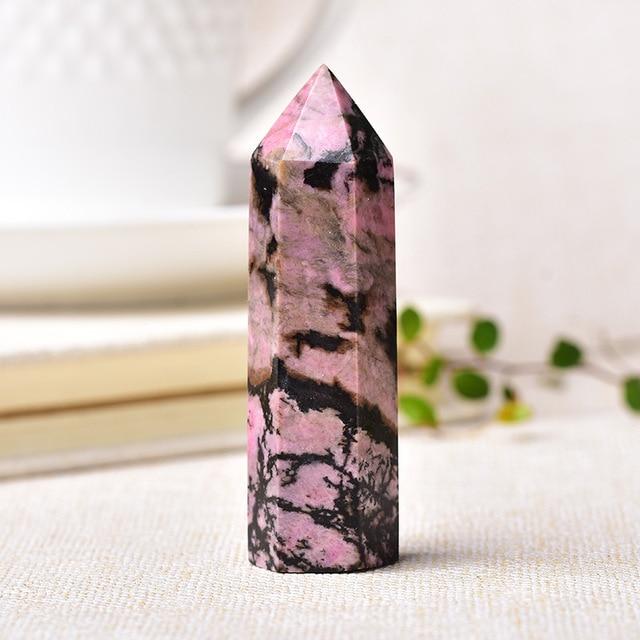 Skanto | Rhodonite Crystal Point Tower