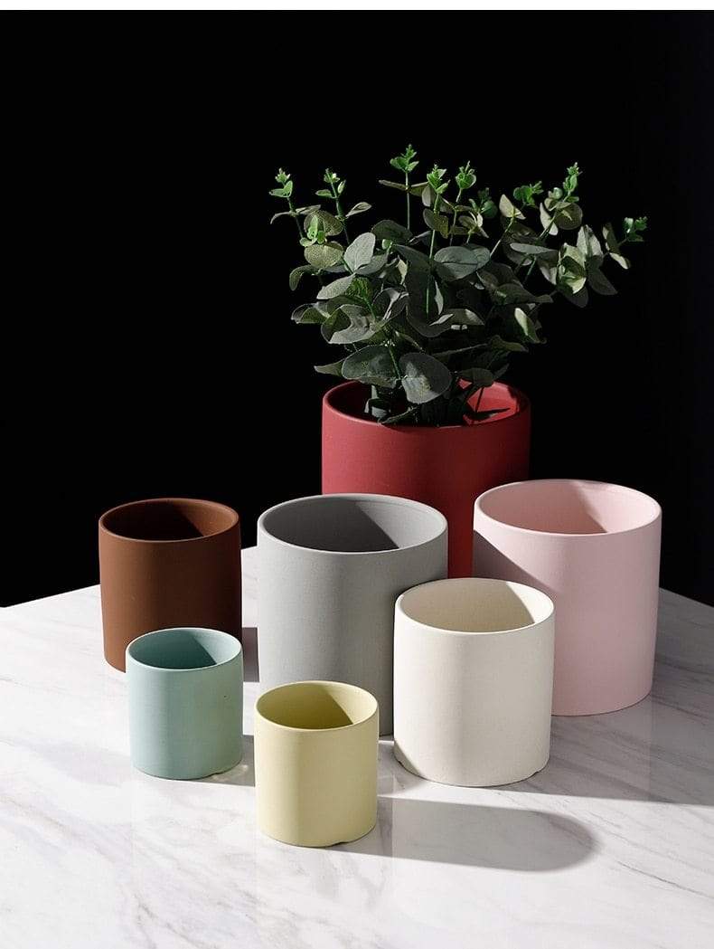 Skanto | Fargerike Keramiske Blomsterpotter