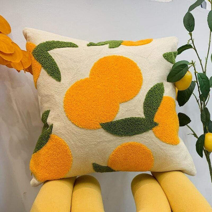 Skanto | Oransje Brodert Dekorativ Pute