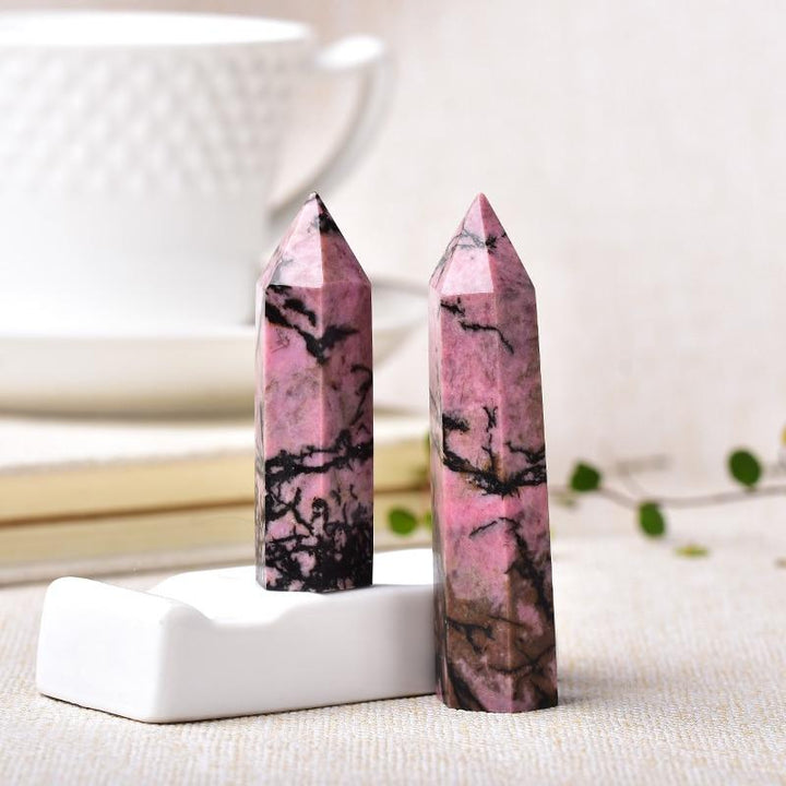 Skanto | Rhodonite Crystal Point Tower